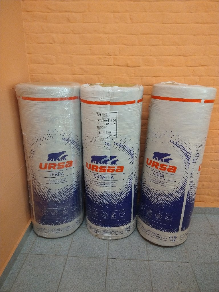 Isolatie Ursa Hometec 35-160mm 4500x1200 5.4m² + Gratis, Ophalen, Nieuw, 15 m² of meer, Glaswol