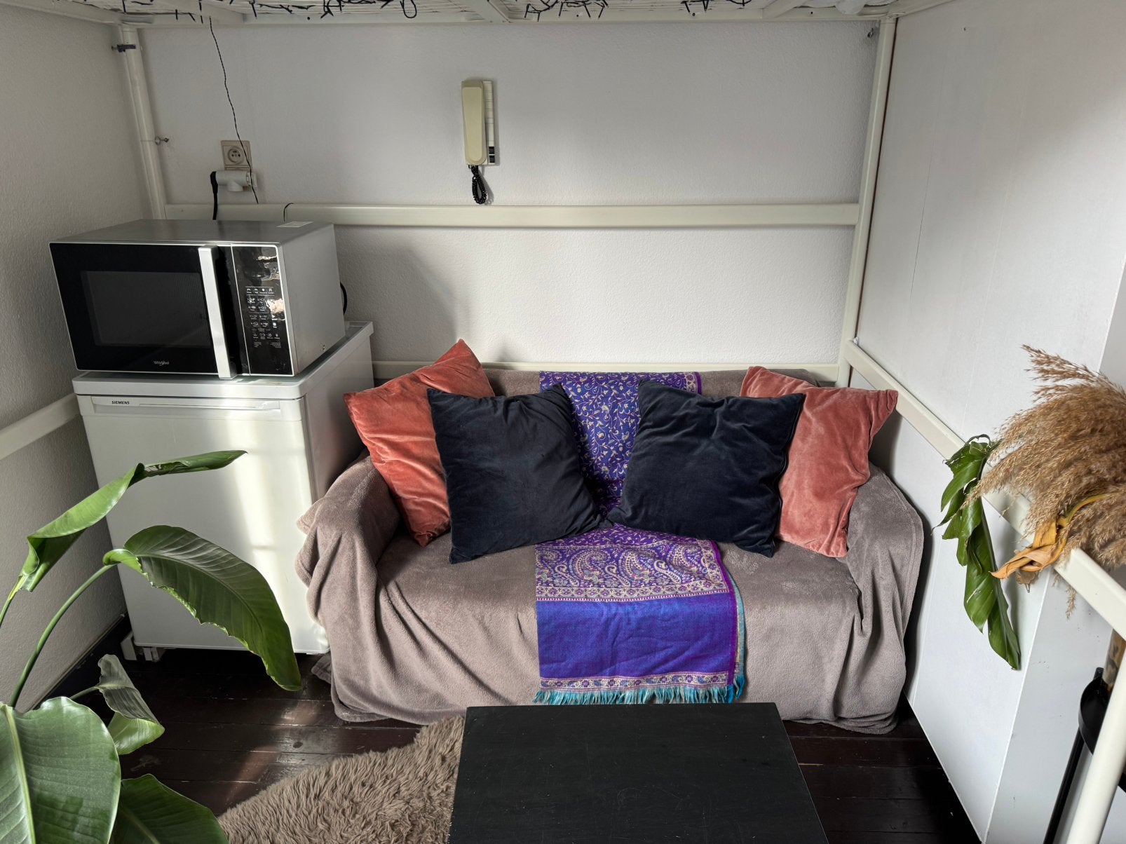 Gratis zetelbed 2 personen, Enlèvement, Utilisé, Bois