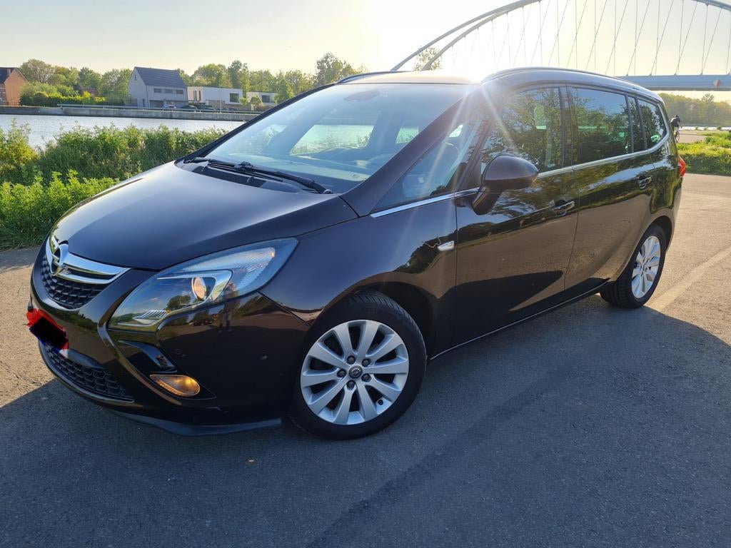 Opel zafira tourer euro6 gekeurd voor verkoop 7 plaatsen., Auto's, Opel, Particulier, Zafira, ABS, Achteruitrijcamera, Airbags