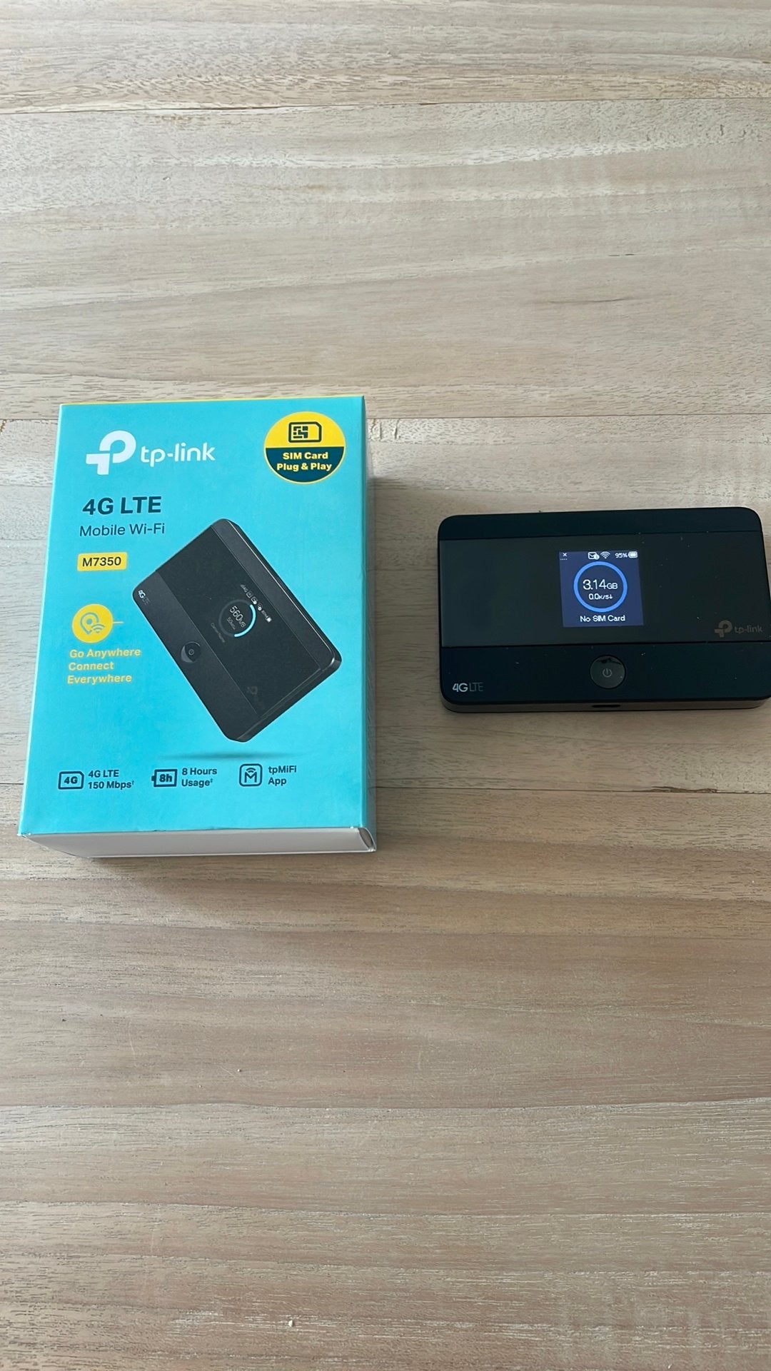 TP-Link M7350 4G LTE Mobile WiFi Hotspot MiFi, Computers en Software, Ophalen of Verzenden, Zo goed als nieuw, Router