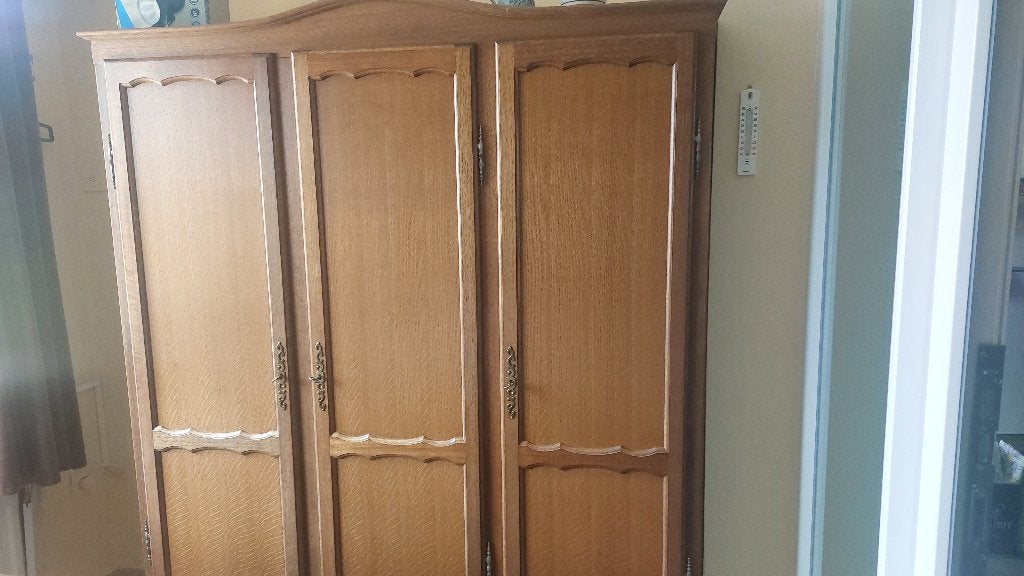 kleerkast, Huis en Inrichting, Ophalen, Oudere stijl, Gebruikt, 100 tot 150 cm