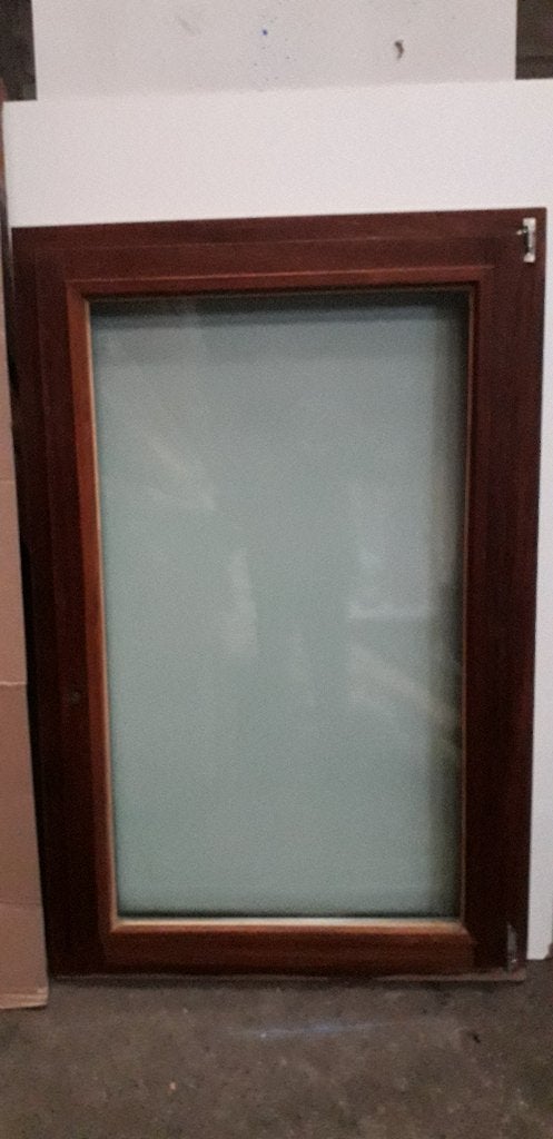 raam (hout) met veiligheidsglas, Doe-het-zelf en Bouw, Ophalen, Gevelraam of Ruit, Gebruikt, 80 tot 120 cm