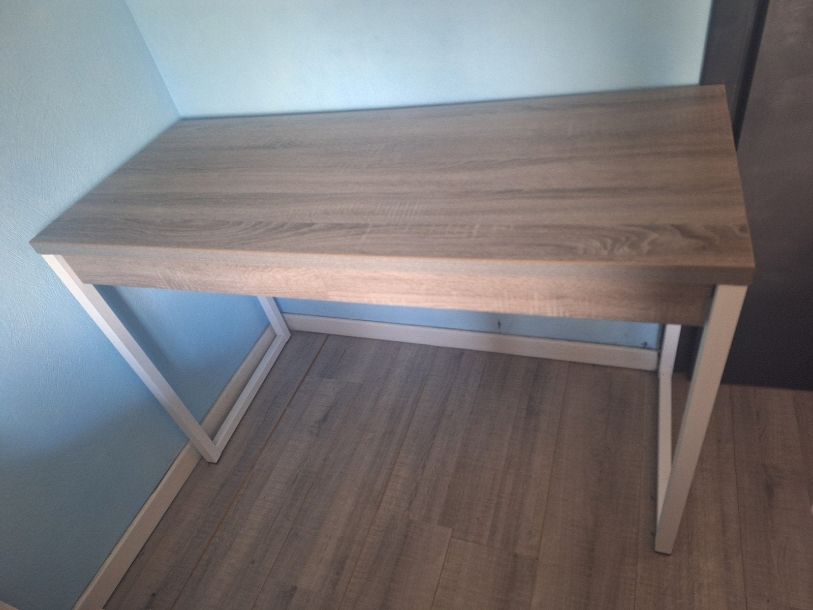 Bureau en bureaustoel, Bureau d'écolier, 120 cm, 50 cm, Avec tiroirs
