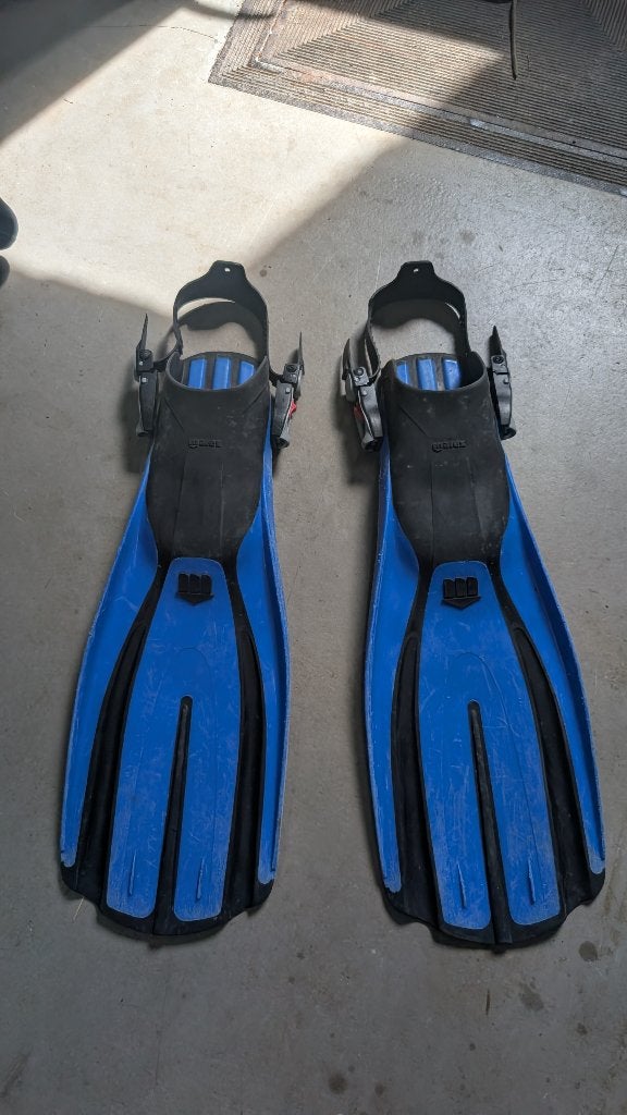 Palmes Mares, Enlèvement ou Envoi, Utilisé, Palmes de natation ou de plongée