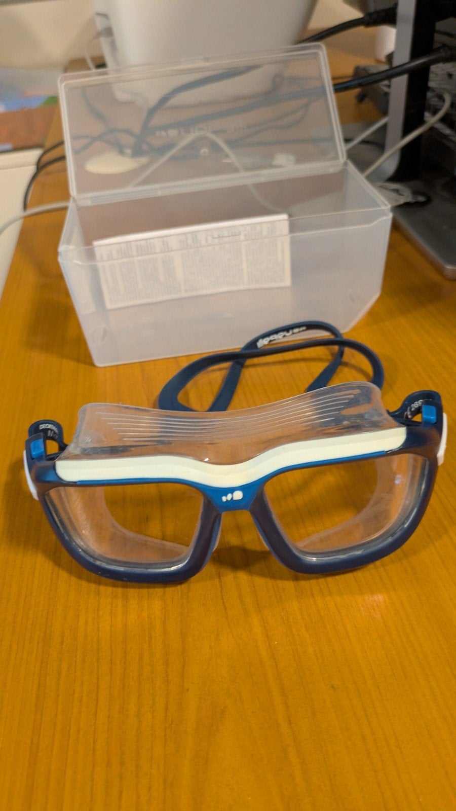 Decathlon duik bril samen met neusklem, Ophalen, Gebruikt, Duikbril of Snorkel