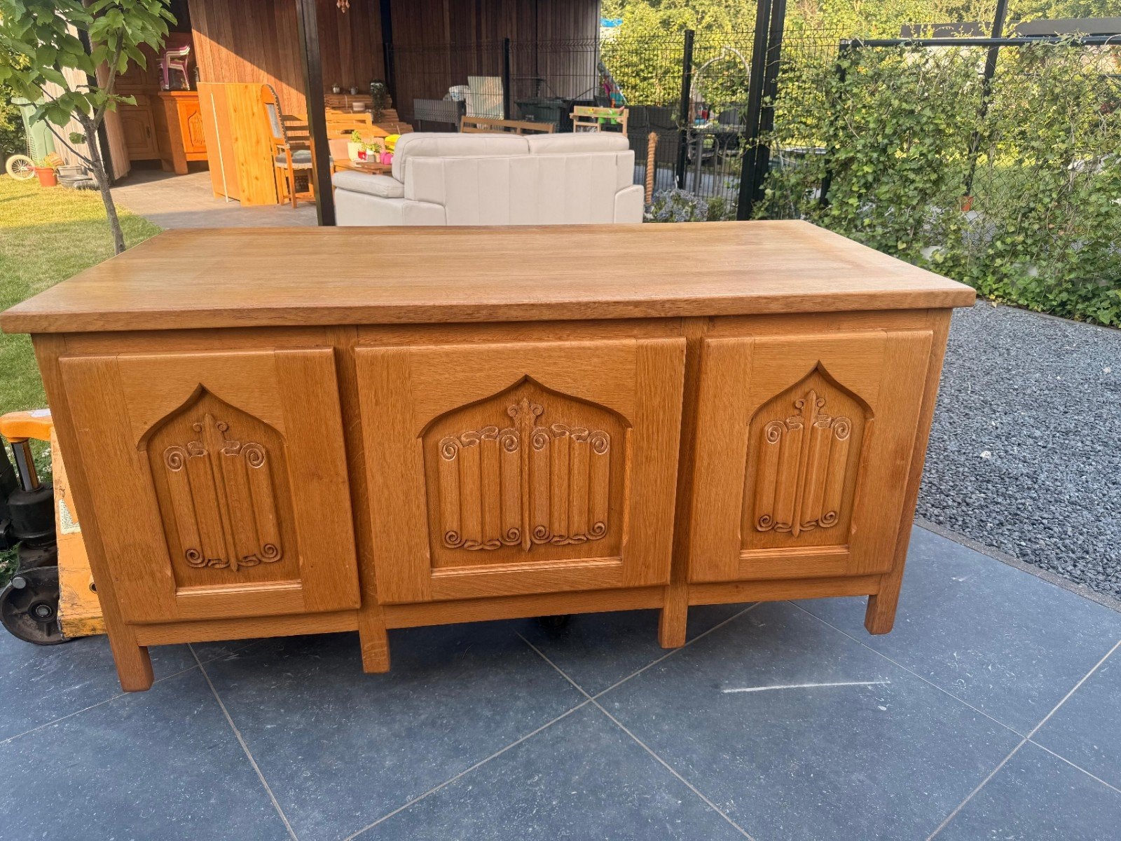 Très beau bureau en chêne, Enlèvement