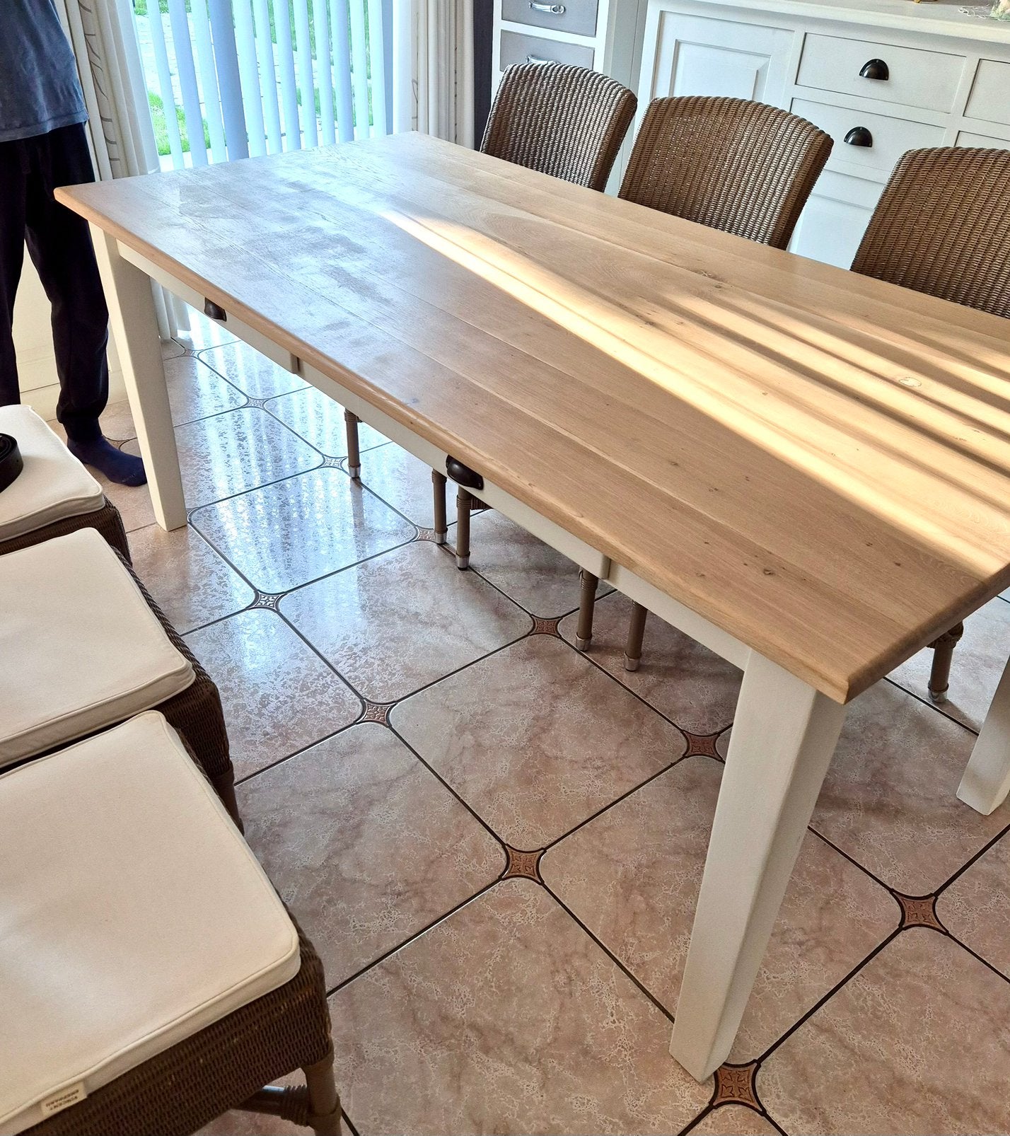 Tafel en stoelen, Huis en Inrichting, Ophalen, 50 tot 100 cm, Vijf personen of meer, 150 tot 200 cm