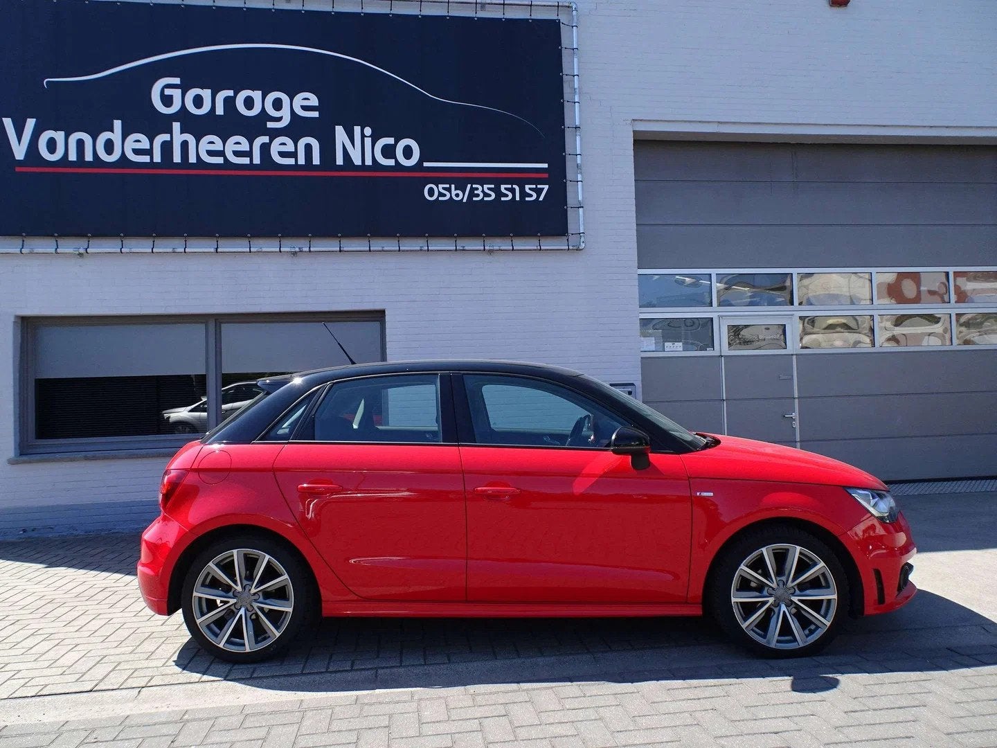 Audi A1 Sportback 1.2TFSi S-Line 5d. XENON,ALU 17",ZETELVERW, Stof, 4 cilinders, Bedrijf, 5 deurs
