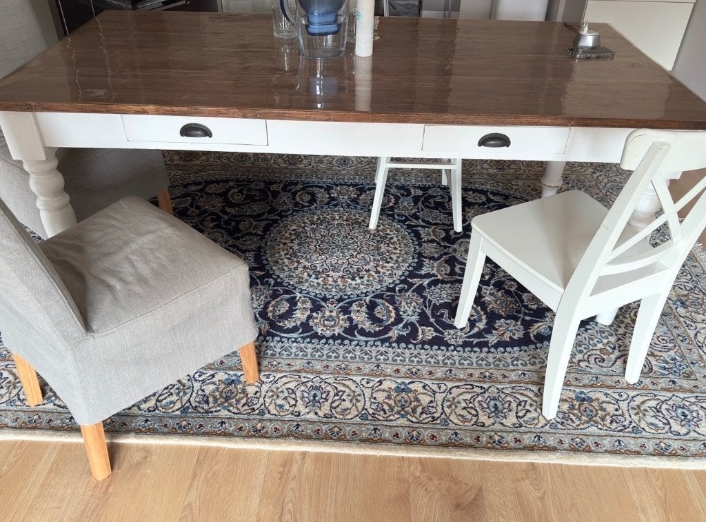 Eettafel, Ophalen, Gebruikt, Eikenhout, 50 tot 100 cm