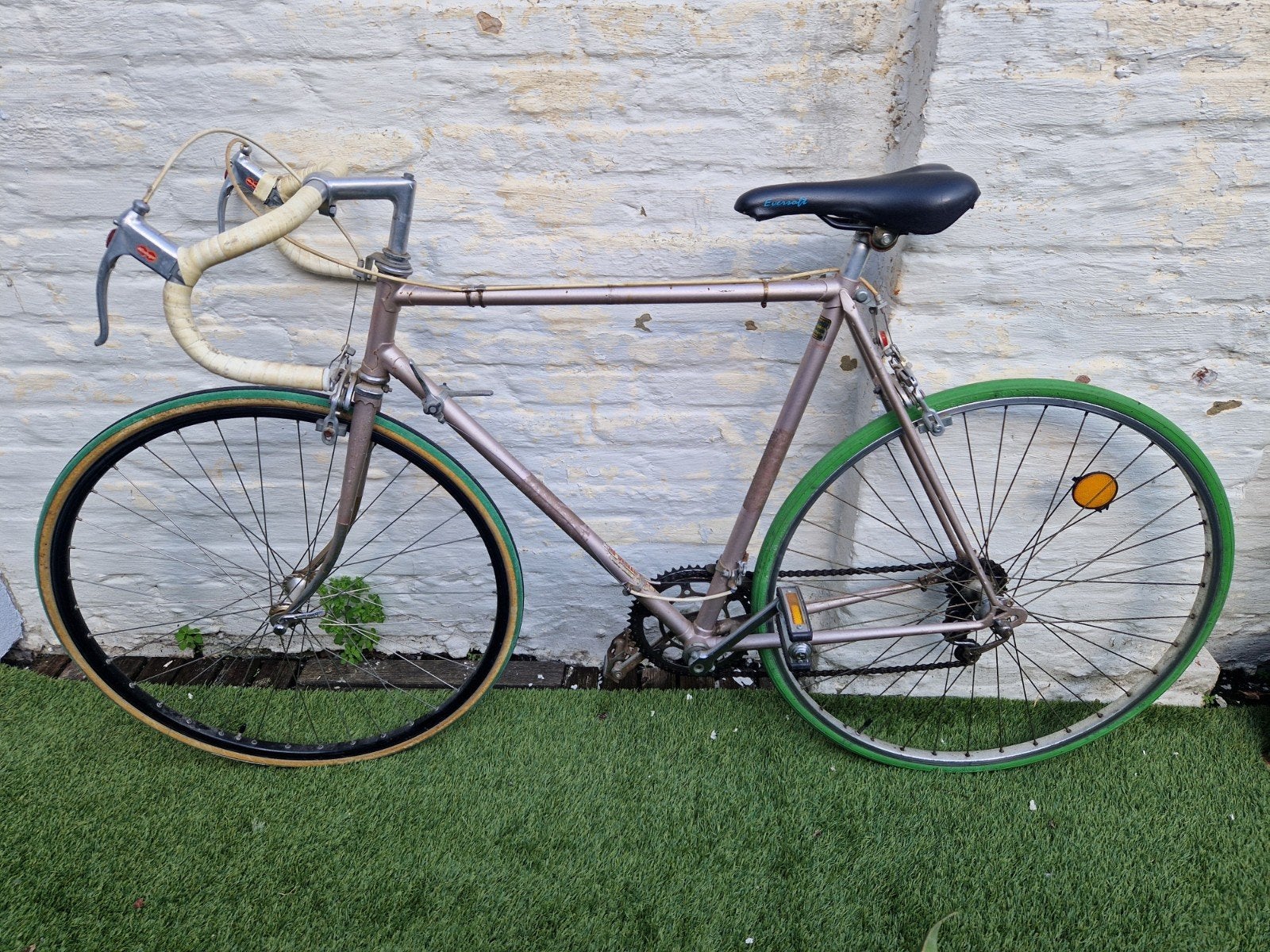 Retro stalen racefiets - frame 58 koersfiets, Fietsen en Brommers, Ophalen