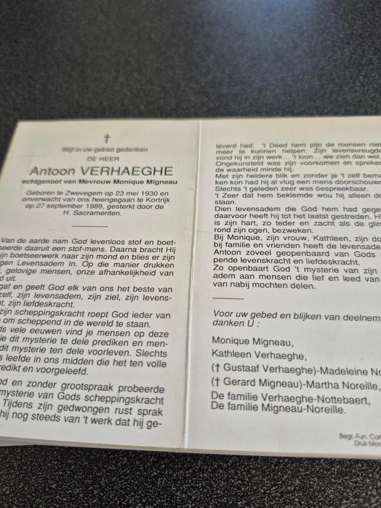 Bidprentjes Zwevegem, Verzamelen, Bidprentjes en Rouwkaarten, Ophalen of Verzenden