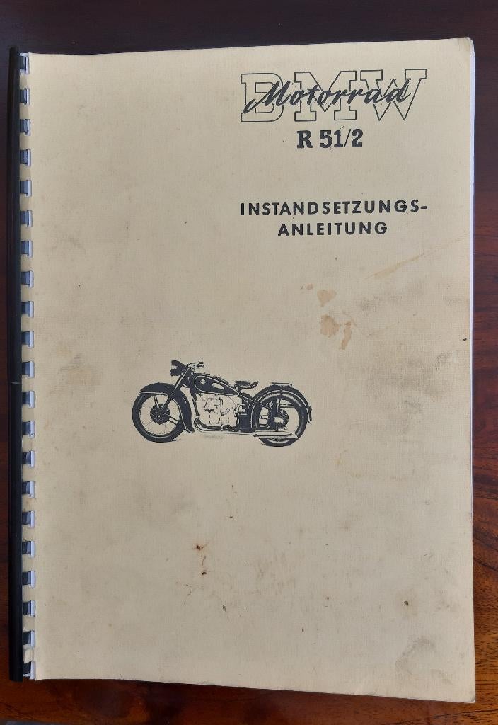 Instructieboek BMW R51/2 Duitstalig, Motos, Modes d'emploi & Notices d'utilisation, Envoi, BMW