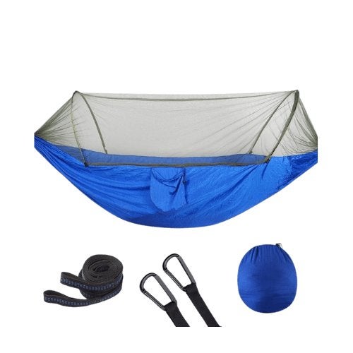 Hangmat anti mug 1-persoons kamperen survival ontspannen, Tuin en Terras, Nieuw, Ophalen of Verzenden, Eenpersoons, Inklapbaar