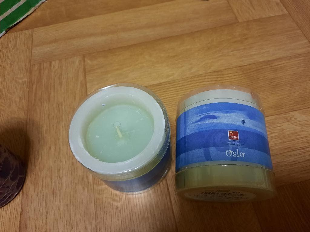 nieuw set van 2 pastelkleurige mooie kaarsen, Enlèvement ou Envoi, Neuf, Blanc, Bougie
