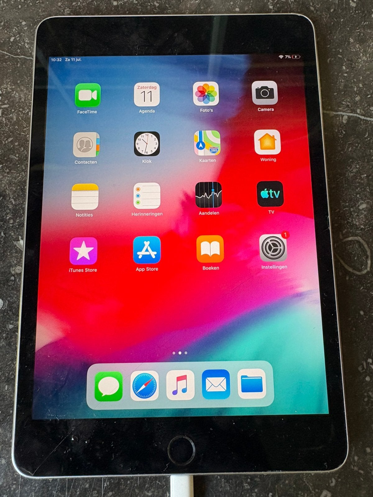 Ipad mini 4 128 GB zwart, Informatique & Logiciels, Apple iPad Tablettes, Enlèvement, Comme neuf, Noir, 128 GB