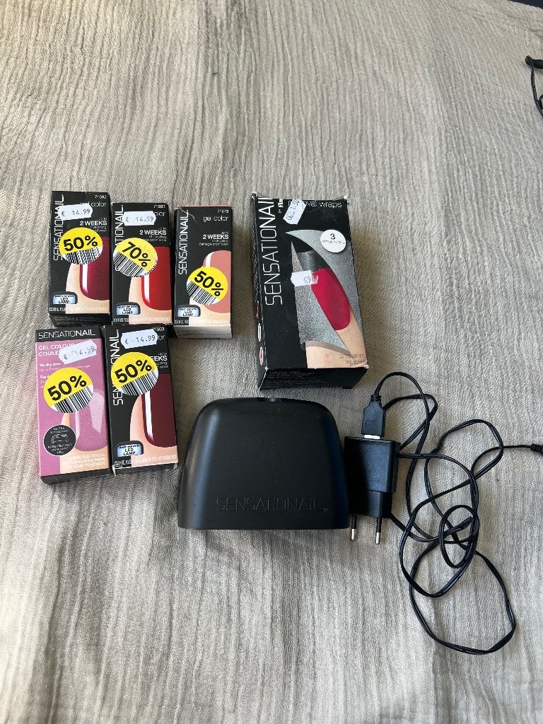 sensationail nagelpakket zgan, Handtassen en Accessoires, Overige kleuren, Ophalen of Verzenden, Zo goed als nieuw, Accessoires