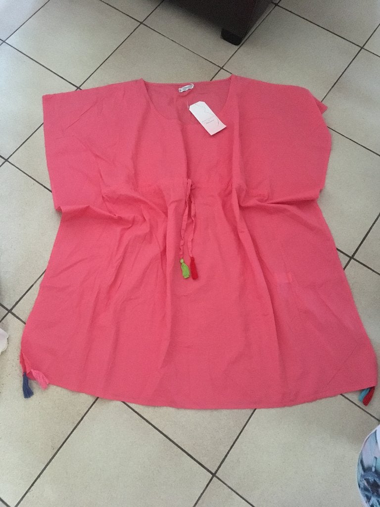 Nieuwe roze kleurige strand tuniek, Kleding | Dames, Zwangerschapskleding, Blouse of Tuniek, Maat 46/48 (XL) of groter, Nieuw