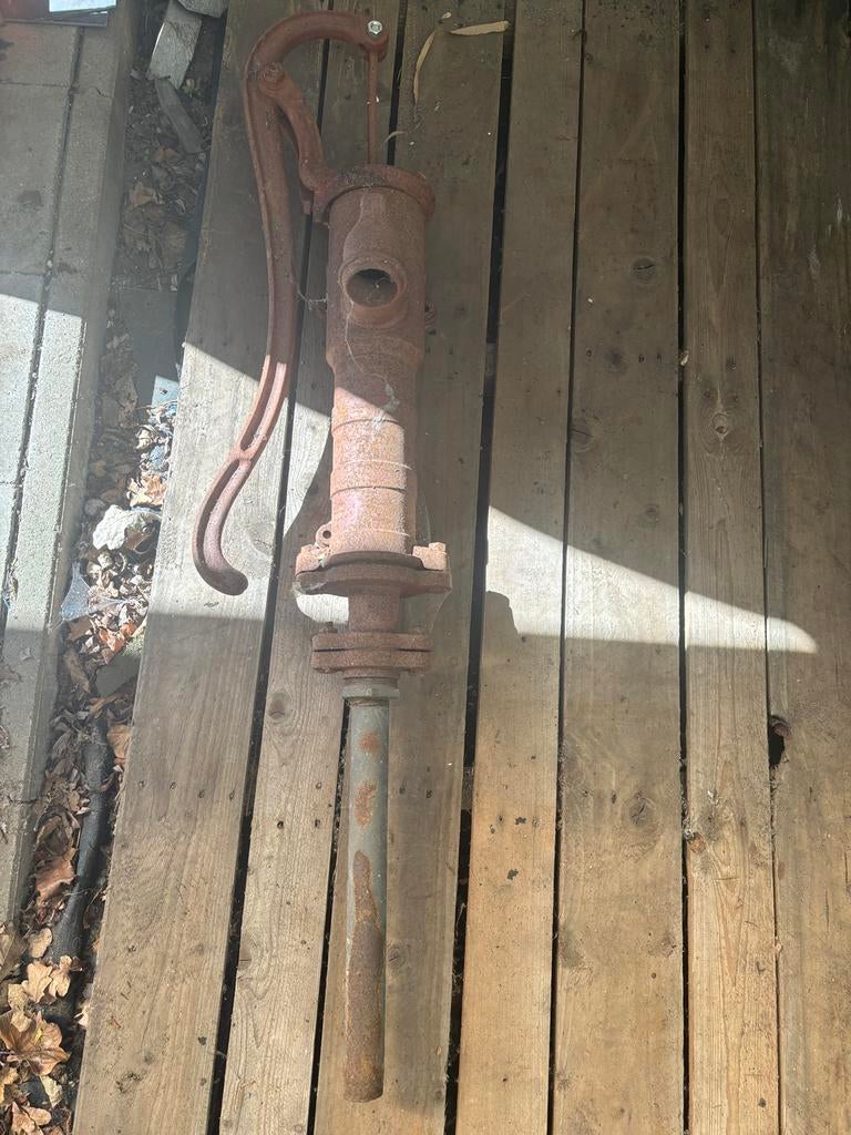 gietijzeren zwengelpomp, Tuin en Terras, Ophalen, Gebruikt, Handmatig, Overige typen