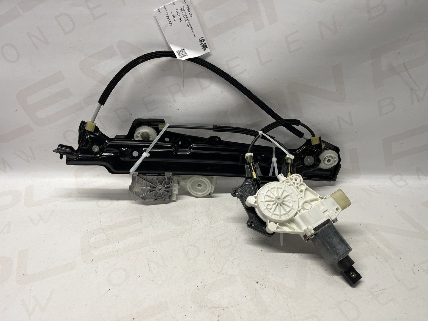 Raammechanisme linksachter BMW F34 7291421, -, Utilisé, -, Enlèvement ou Envoi