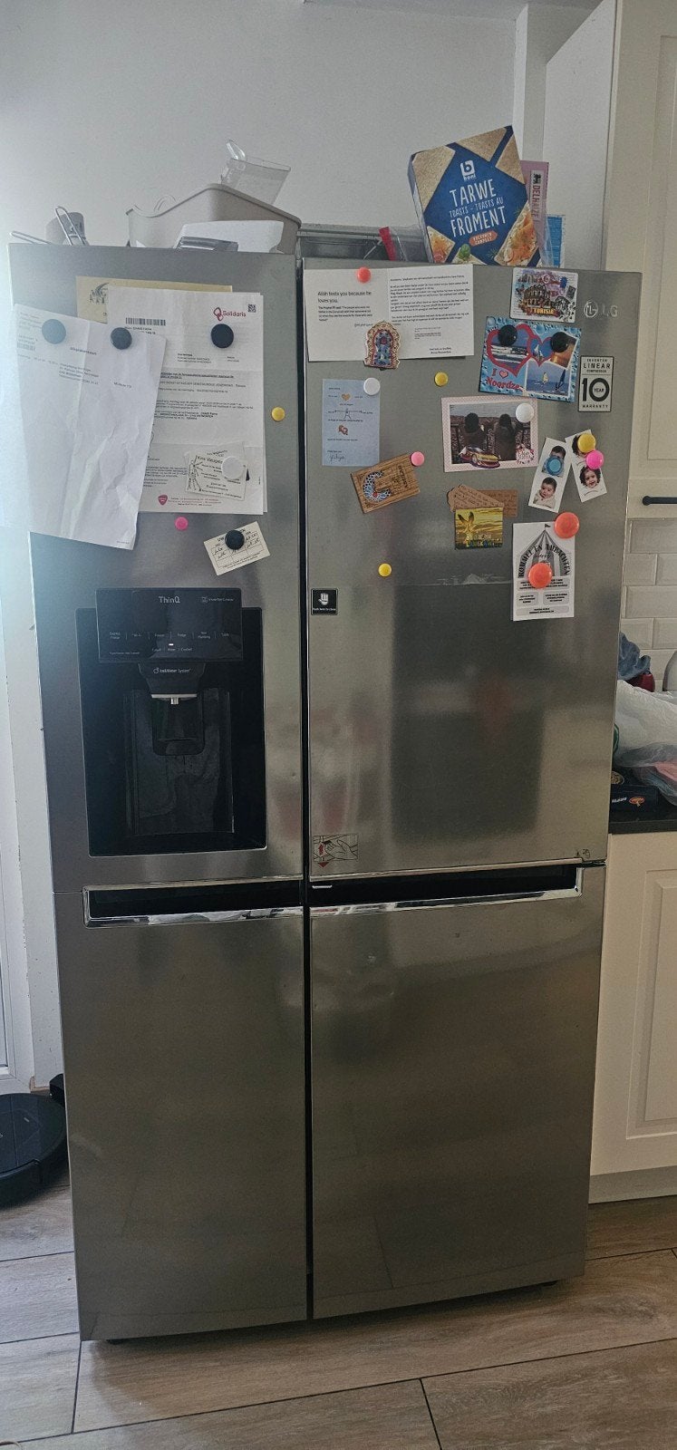 LG GSJ461DIDV door in door amerikaanse koelkast, Elektronische apparatuur, Koelkasten en IJskasten, Ophalen
