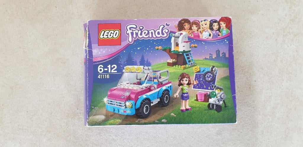 LEGO Friends Olivia s Onderzoeksvoertuig 41116, Ophalen of Verzenden, Zo goed als nieuw, Complete set, Lego