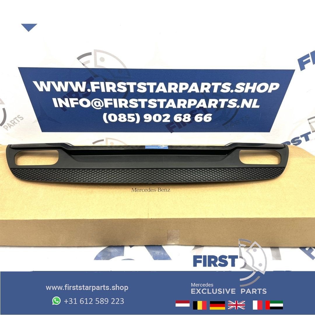 W176 A45 AMG Diffuser CARBON Mercedes A Klasse 2012-2018 ORI, Gebruikt, -, Ophalen of Verzenden, -