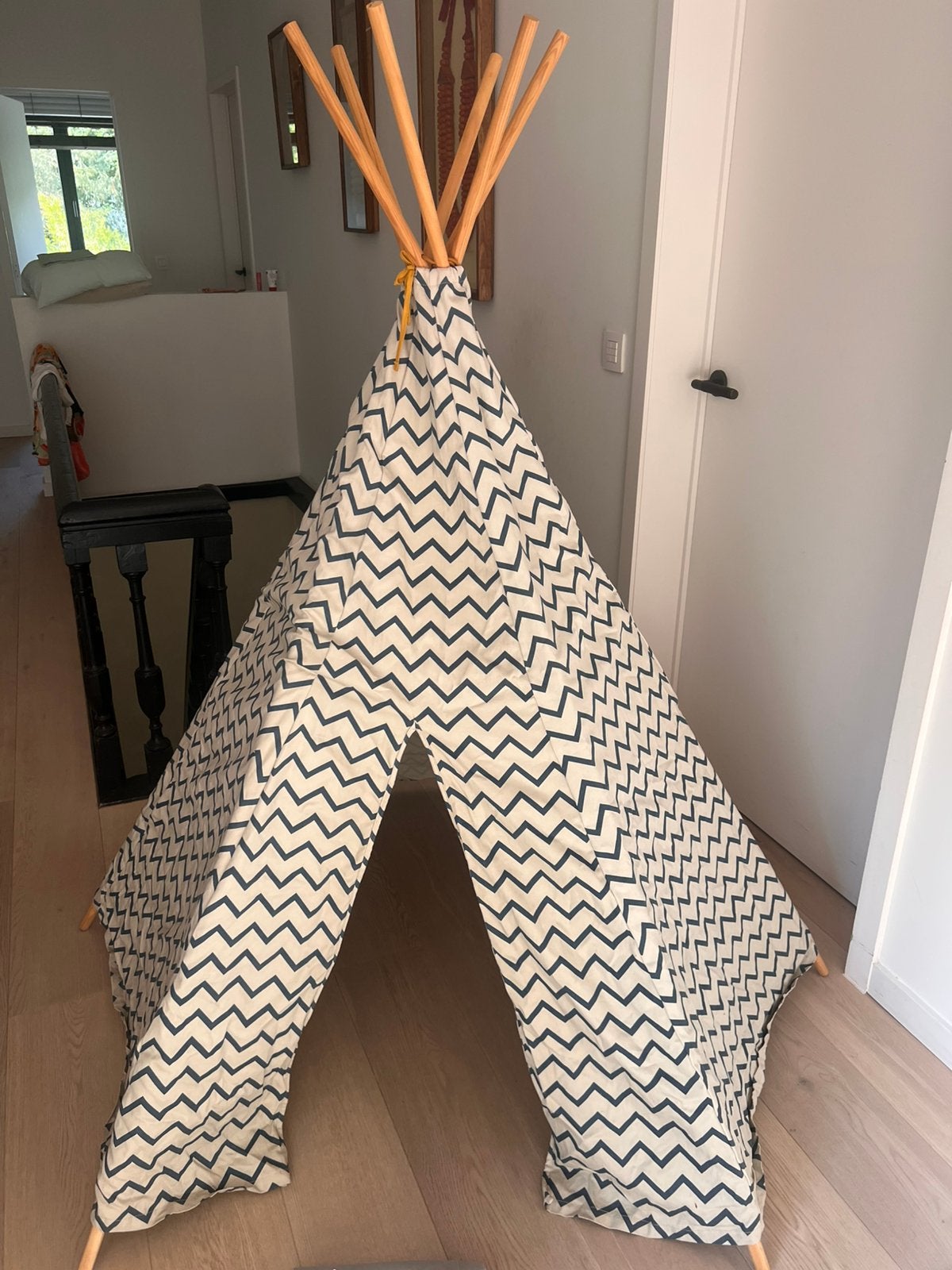 Tipi tent, Ophalen, Gebruikt
