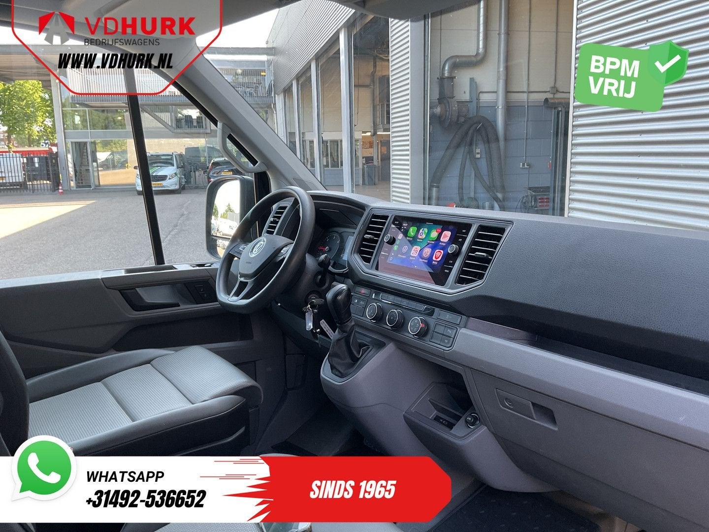 Volkswagen Crafter 2.0 TDI 180 pk DSG Aut. L3H3 Carplay/ Gev, Auto's, Automaat, Zwart, Bedrijf, Diesel