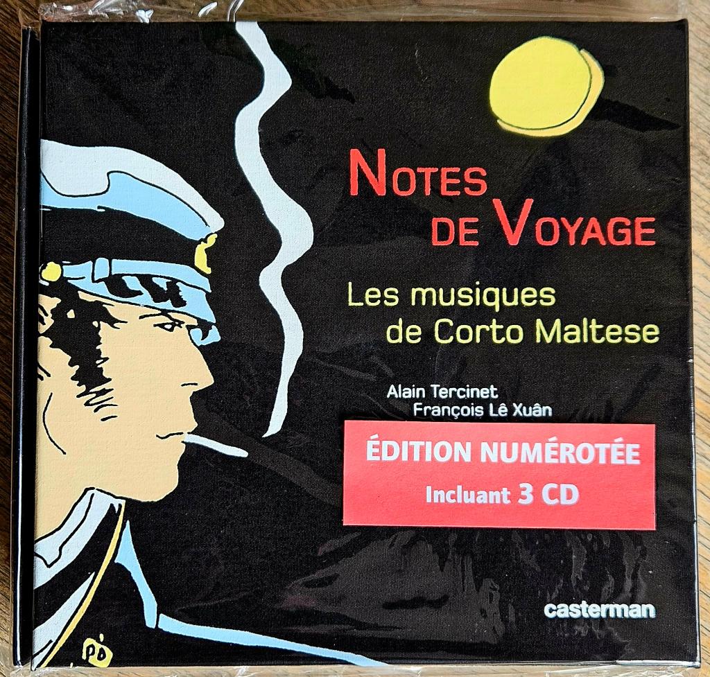 HUGO PRATT Notes de voyage: Les musiques de Corto Maltese, Boeken, Stripverhalen, Eén stripboek, Nieuw, Ophalen of Verzenden, Hugo Pratt