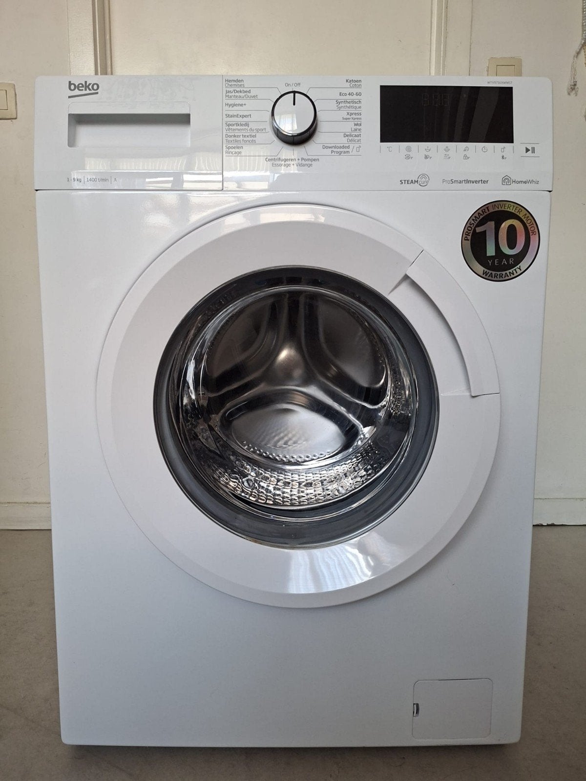 beko wasmachine 9kg Zeer goede staat, Elektronische apparatuur, Wasmachines, Ophalen of Verzenden