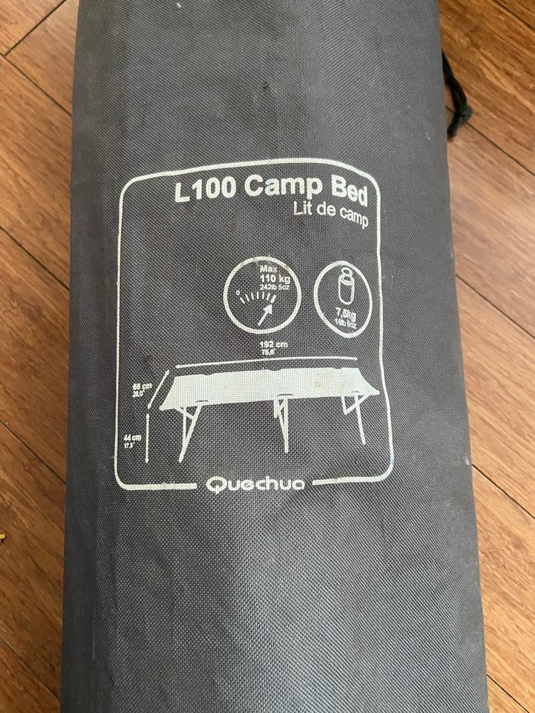 Kampeerbed Quechua, Ophalen, Zo goed als nieuw