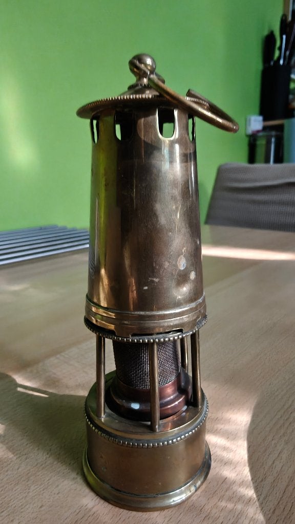 lampe ancienne de mineur (lot de deux lampes), Enlèvement ou Envoi, Cuivre