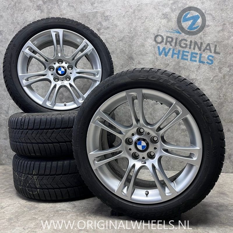 18 inch originele velgen + winterbanden BMW 5 serie 350 M, 18 inch, -, -, Banden en Velgen