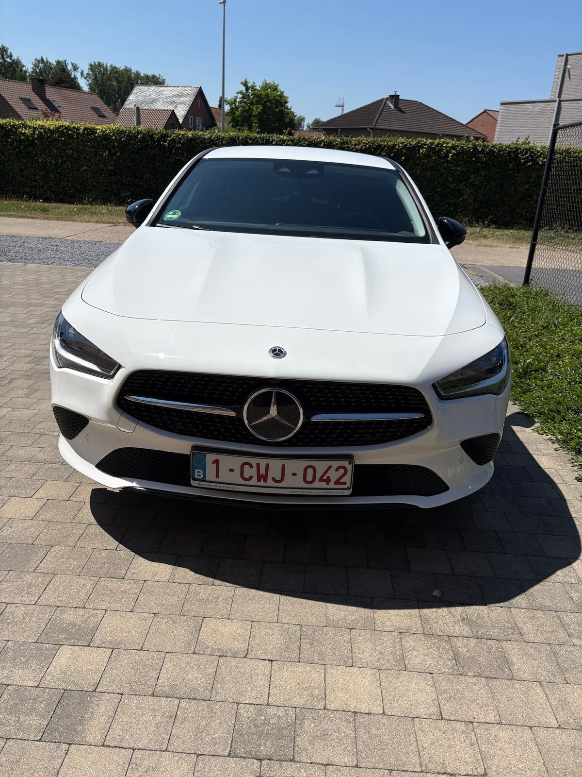 Mercedes-Benz CLA 250 e PHEV Luxury Line met garantie., Auto's, Mercedes-Benz, 4 cilinders, Leder en Stof, Wit, 5 deurs