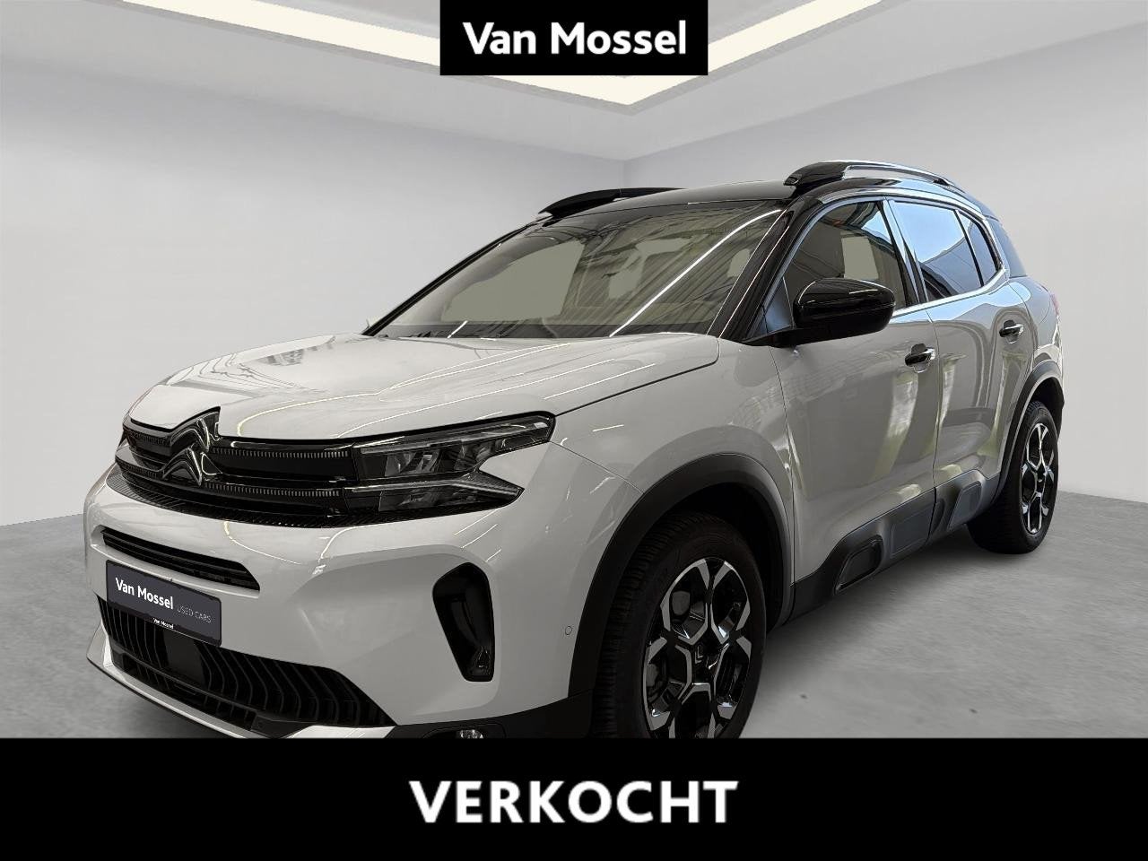 Citroën C5 Aircross Hybrid 145 ch/pk Automatic MAX, Auto's, Stof, 129 g/km, Lane Keeping Assist, Wit