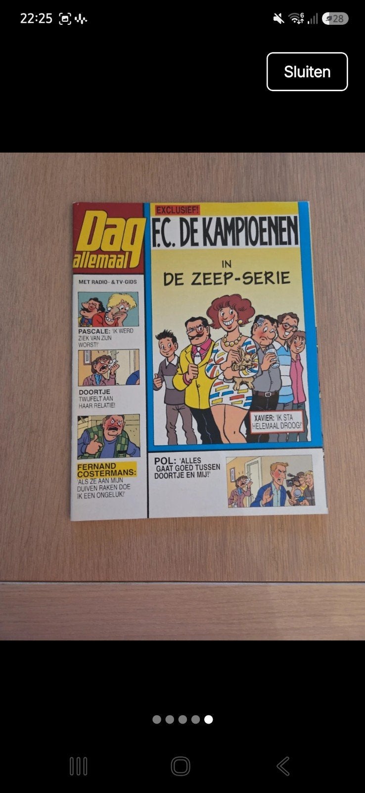 4 Strips FC De Kampioenen, Boeken, Ophalen