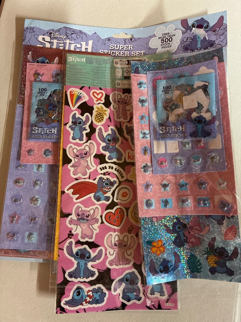 Autocollants Lilo & Stitch, Collections, Enlèvement, Comme neuf
