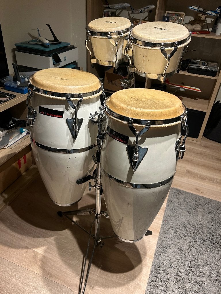 Leo percussion conga/bongo set, Ophalen, Gebruikt, Trommel
