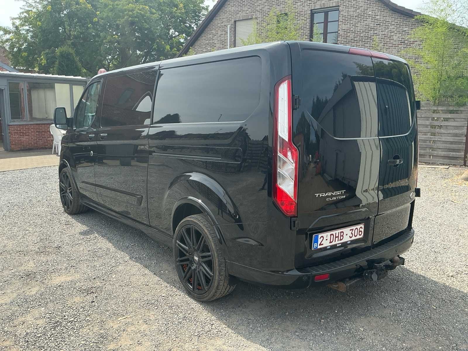 2020 Ford Custom Dubbele Cabine Transit Bedrijfswagen, Auto's, Gebruikt, Bedrijf, Ford, Te koop