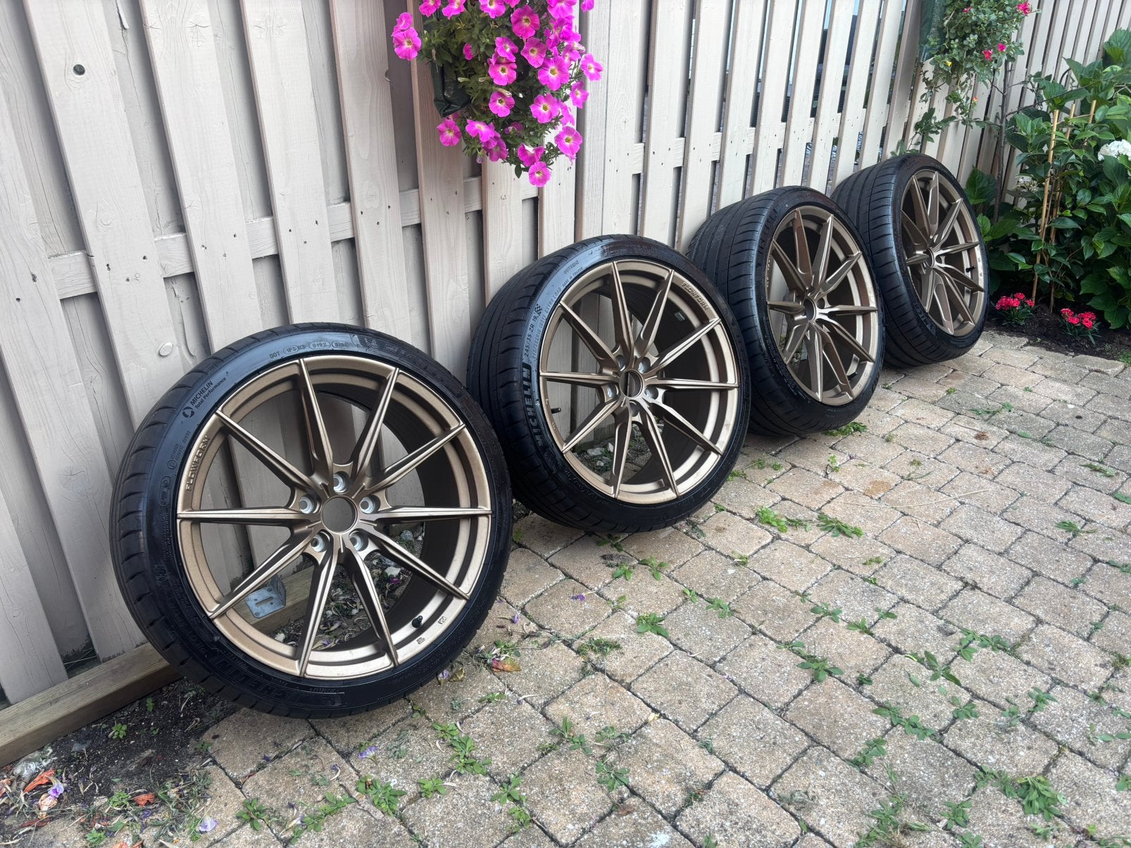 19 inch velgen Audi A4 A5 VW Passat Michelin Pilot Sport 4S, 245 mm, Banden en Velgen, Nieuw, Personenwagen