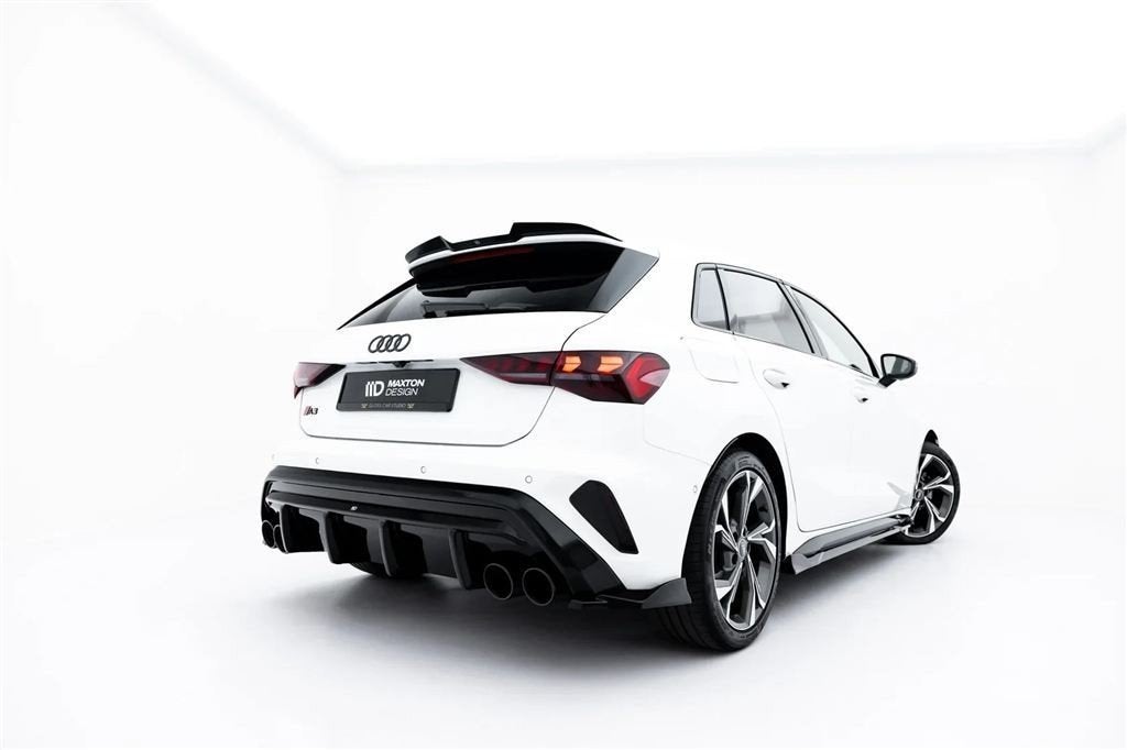 Audi A3 S-Line Sportback 8Y Facelift Diffuser + Uitlaat Sier, Verzenden
