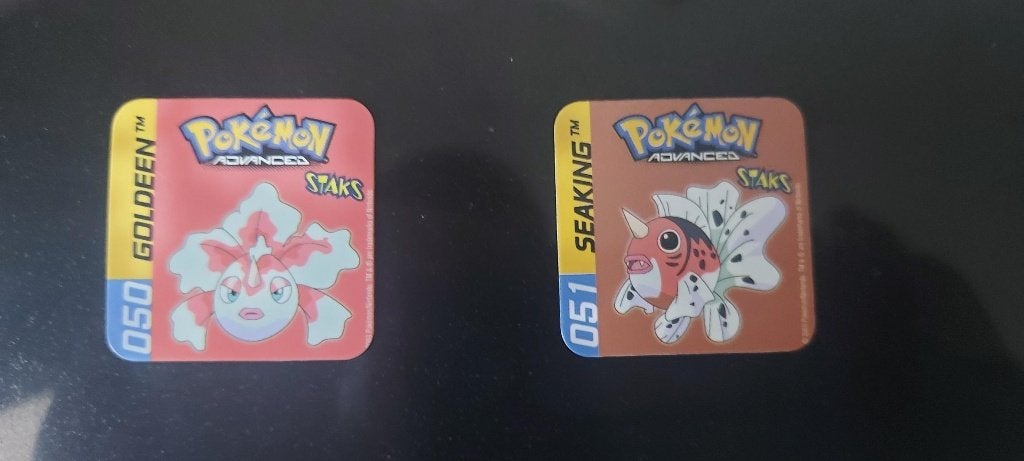 pokemon magneten panini staks 2003 Goldeen Seaking, Ophalen of Verzenden, Nieuw, Overige typen