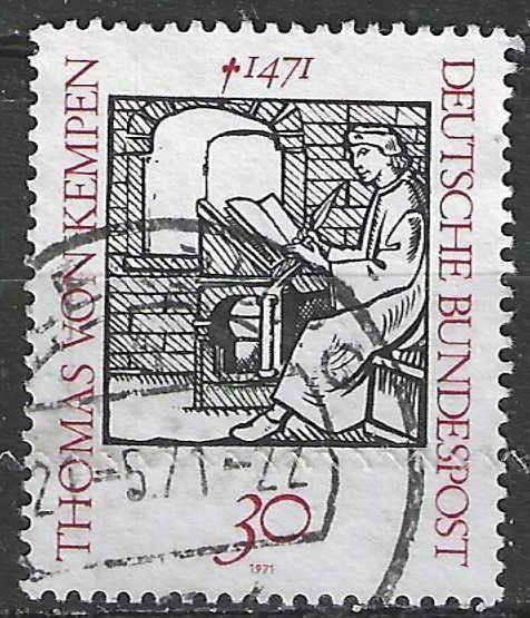 Duitsland Bundespost 1971 - Yvert 540 - von Kempen (ST), Verzenden, Gestempeld