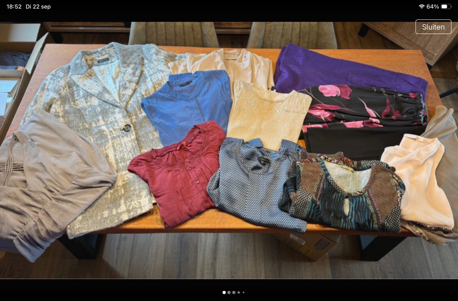 Kledingpakket Dames ‘Chique’ maat Large, Kleding | Dames, Ophalen of Verzenden, Zo goed als nieuw, Maat 42/44 (L)