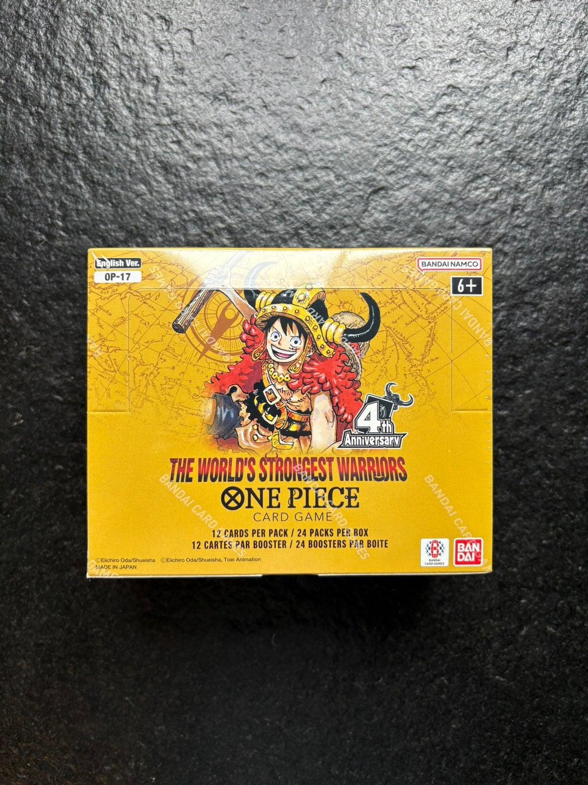 One Piece 17 OP17 The World’s Strongest Warriors Booster Box, Ophalen of Verzenden, Nieuw, Boosterbox, Foil