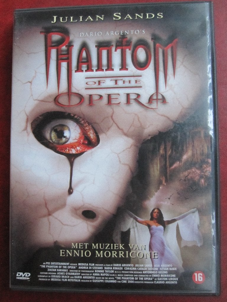 Phantom of the opera (1998), Cd's en Dvd's, Engels, Vanaf 16 jaar, Nederlands, Overige genres