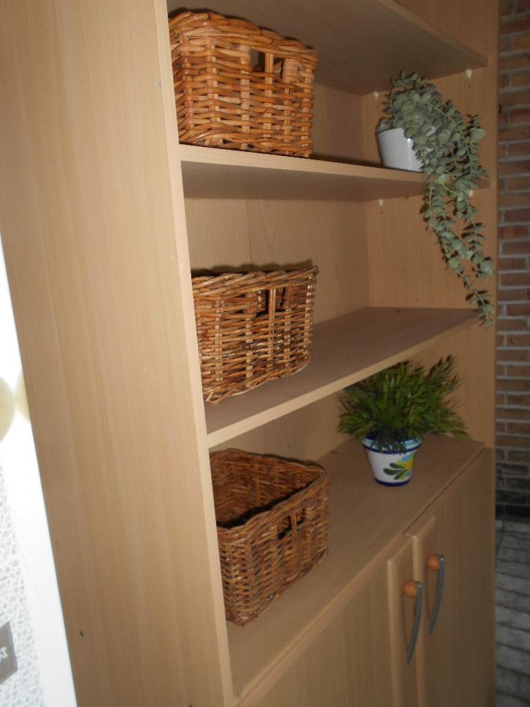 URGENT GRAND MEUBLE BIBLIOTHEQUE, 25 à 50 cm, Enlèvement, Utilisé, 200 cm ou plus