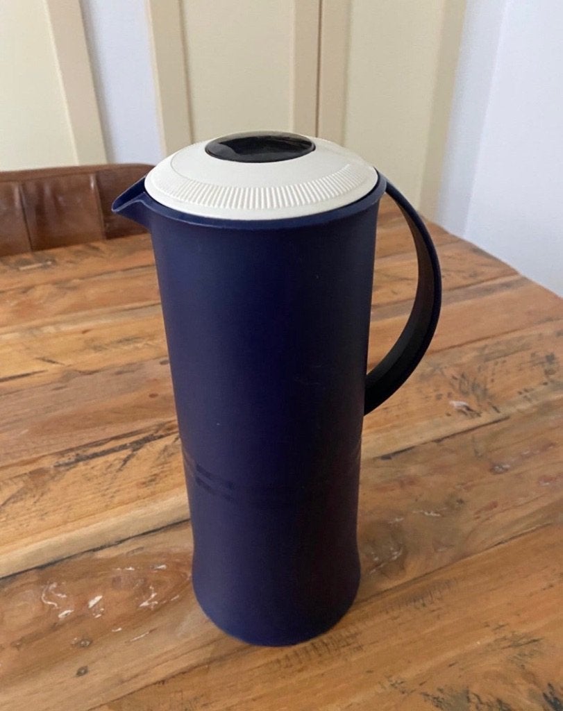 Tupperware thermoskan, Verzenden, Blauw