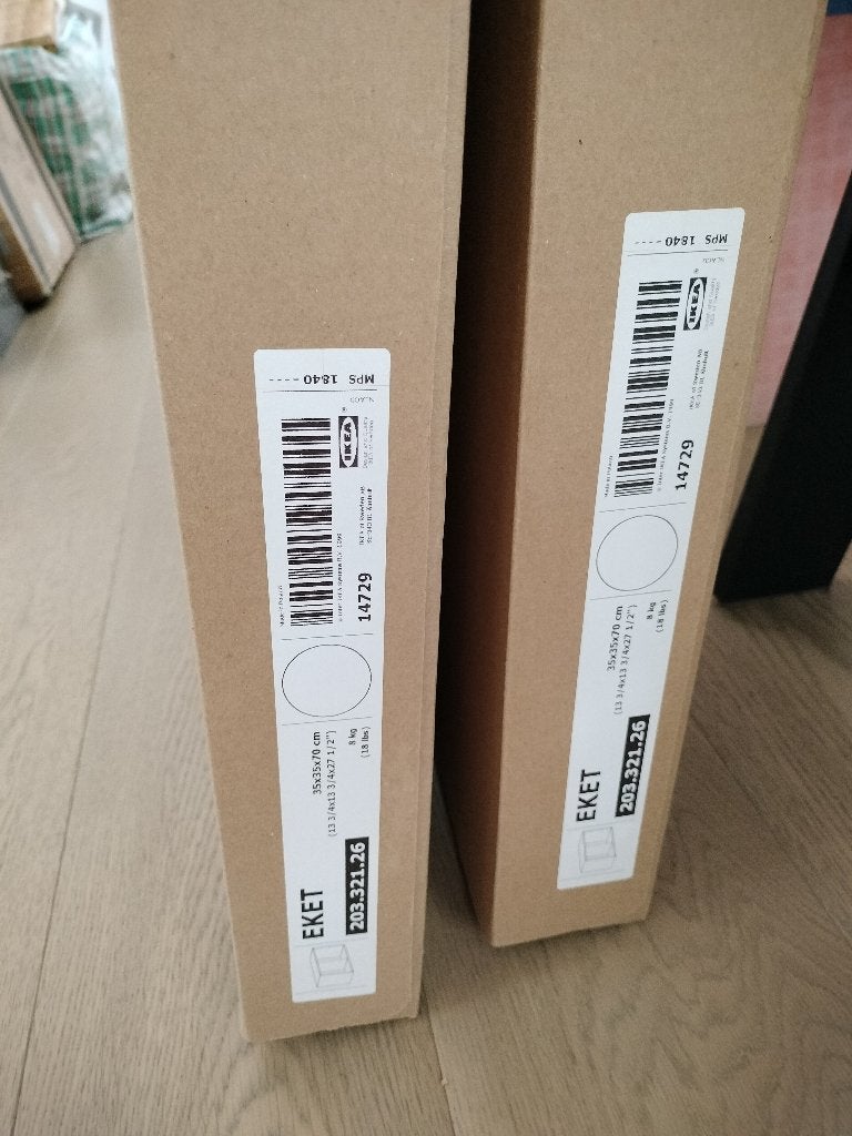 kast ikea (2 keer 2 stuks - wit), Maison & Meubles, Enlèvement, Neuf, Zit nog in de verpakking