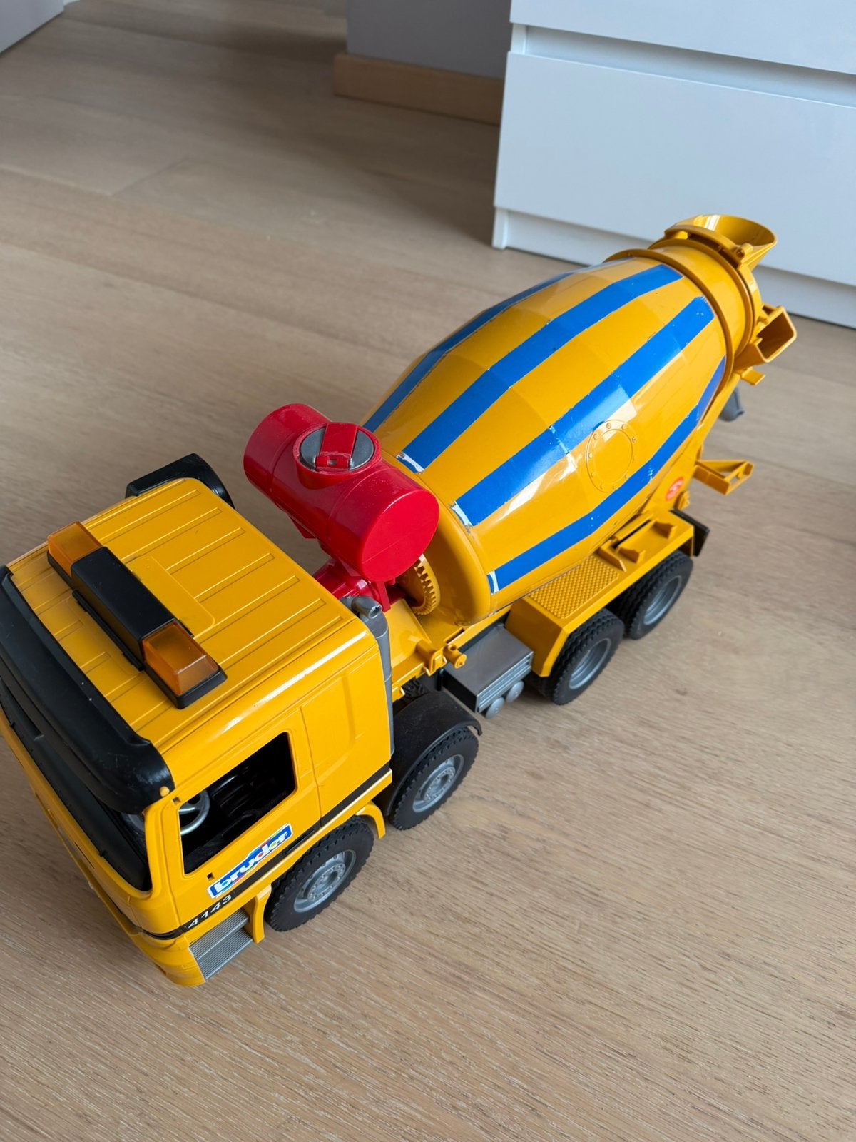 Vrachtwagen en kraan, Kinderen en Baby's, Speelgoed |Speelgoedvoertuigen, Ophalen, Gebruikt
